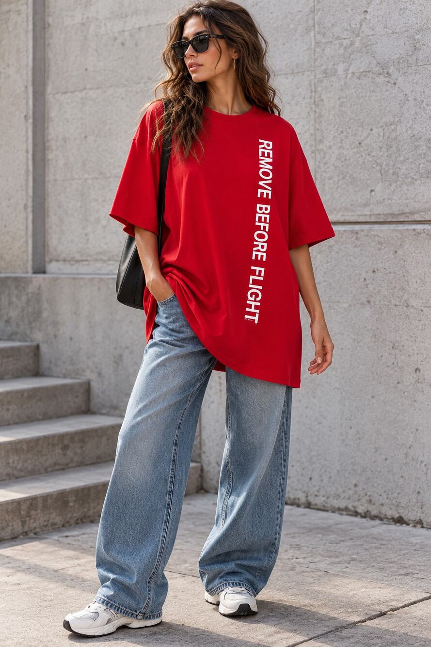 Vintage 90s Alore Remove Before Flight T-Shirt USA Single Stitch Tubular OS